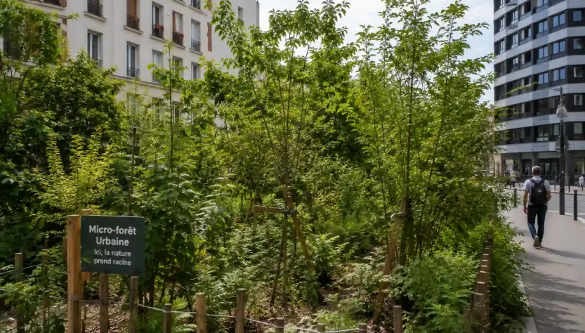 Micro-forêts urbaines de poche