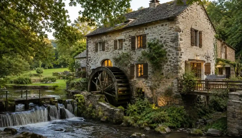 Vivre dans un ancien moulin à eau