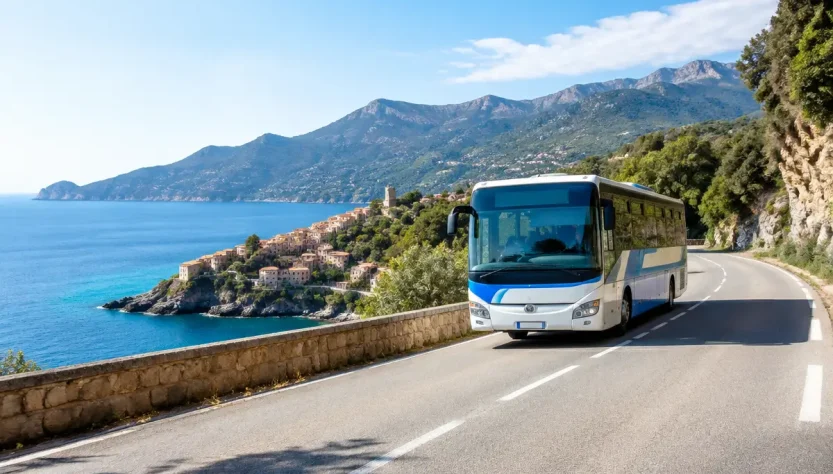 Traverser la Corse en bus régional